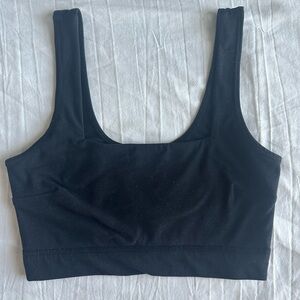Abercrombie & Fitch Black Crop Tank Top